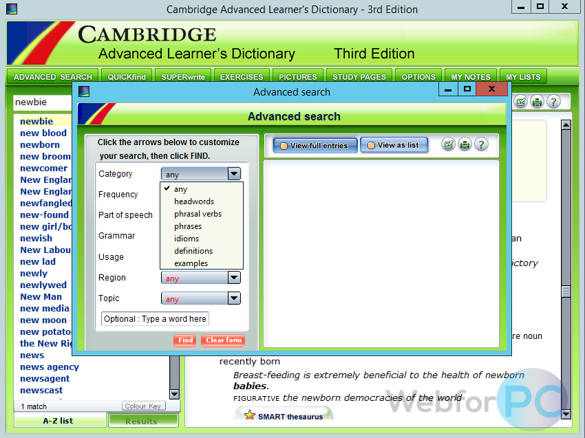 Free Download Cambridge Dictionary For Mac